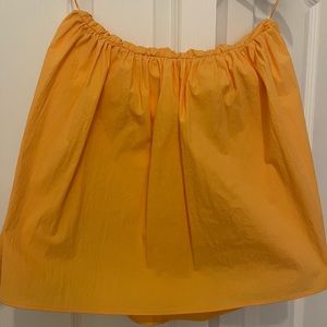 Zara mustard color tube top